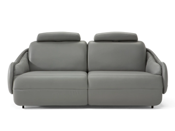 CALILLA - Recliner 2 seater leather sofa with headrest by Natuzzi Italia - view 2